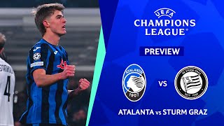 🔴 ATALANTA VS STURM GRAZ UEFA CHAMPIONS LEAGUE 2024/2025