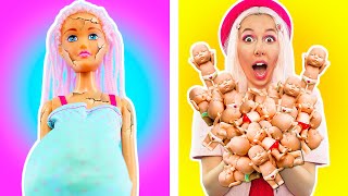 Barbie Doll Having a Baby | Pregnancy Hacks & Gadgets for Dolls