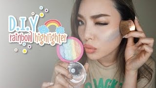 มา D.I.Y rainbow highlighter สุดฮิตกันเถอะ | NOBLUK