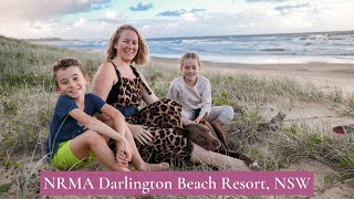 We stayed at pet friendly caravan park Australia NRMA Darlington Beach resort Family travel