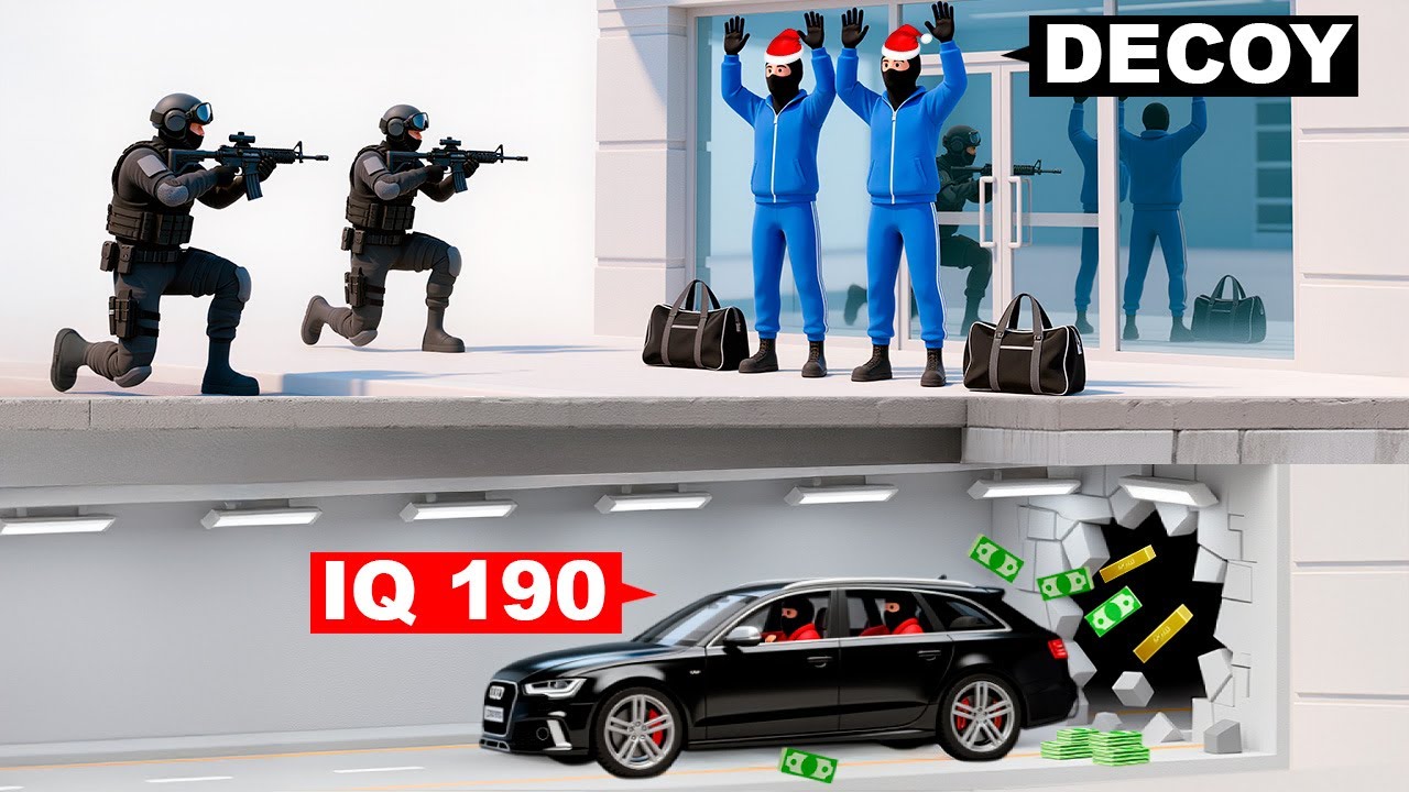 The Most Genius Christmas Bank Heist Ever Youtube