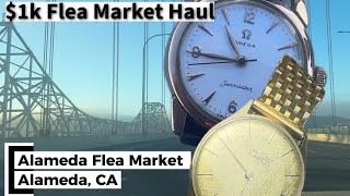 Spending $1000 at a Flea Market on Rare Vintage Watches!