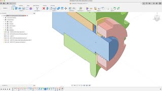 dsgn380: adding a thread and a retaining nut to the stub shaft