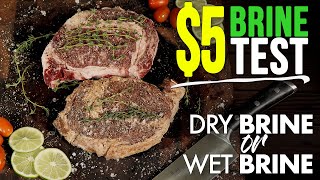 Steak Experiment: Dry Brine OR Wet Brine? What's Better? | Salty Tales