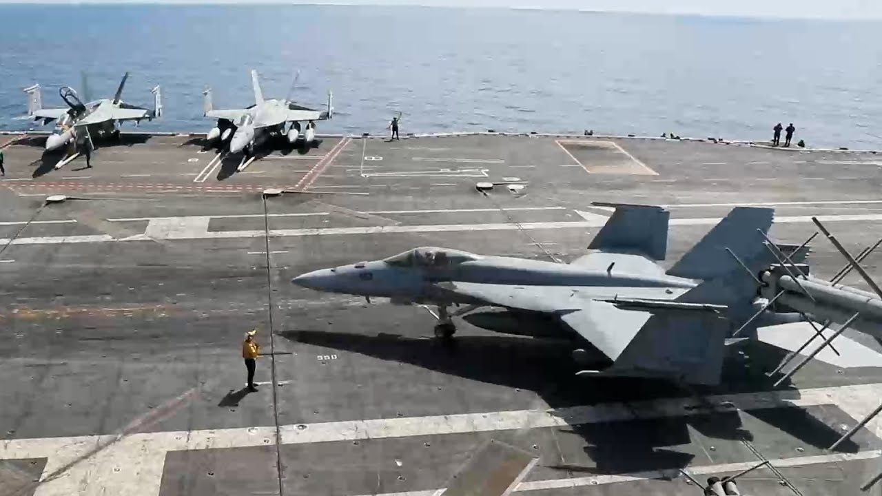 Flight Ops Preparation: USS Gerald R. Ford (CVN 78) - YouTube