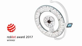 Introducing surgical light Merivaara Q-Flow™, Red Dot Award 2017 winner