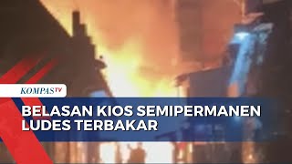 Belasan Kios Semipermanen di Pasar Ampera Jambi Ludes Terbakar, 5 Mobil Damkar Dikerahkan