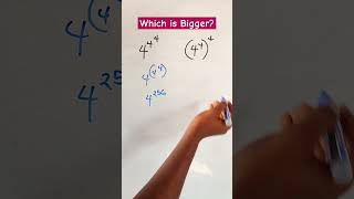 Which number is bigger? #maths #indices