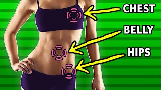 3 in 1: Belly + Hips + Chest Workout At Home