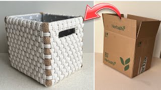 WHY BUY EXPENSIVE BASKETS IN STORES WHEN YOU CAN MAKE IT YOURSELF | IDEA FROM CA