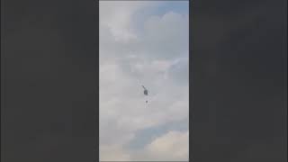 එයා එනවා🥰Helicopter He is going to put out the fire #travel #youtube #youtubeshorts