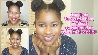 Two Curly Space Buns