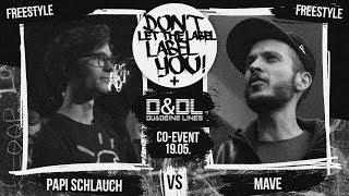 Papi Schlauch vs Mave // DLTLLY RapBattle (FREESTYLE // Berlin) // 2018