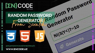 How to Build a Random Password Generator with HTML, CSS & JavaScript – No Talking