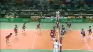 Peru vs Soviet Union at 1988 Seoul Olympics Games  -  set 1