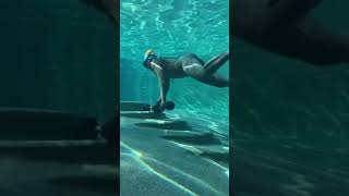 #lupitanyongo  training for the underwater scenes in #wakandaforever  #blackpanther