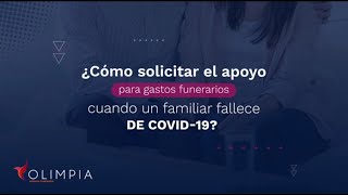 ¿Cómo solicitar el apoyo para gastos funerarios COVID-19?