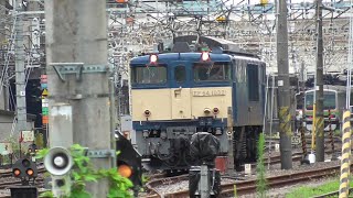 2020年7月14日　電気機関車 EF64 1032 単機 返却回送（横須賀線・総武線快速用 E235系1000番台　F-02編成　配給列車牽引機） JR高崎駅