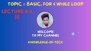 PL-SQL Basic Loops - For Loop, While Loop PL-SQL Loop with Examples | Lectures | 06 | part | I