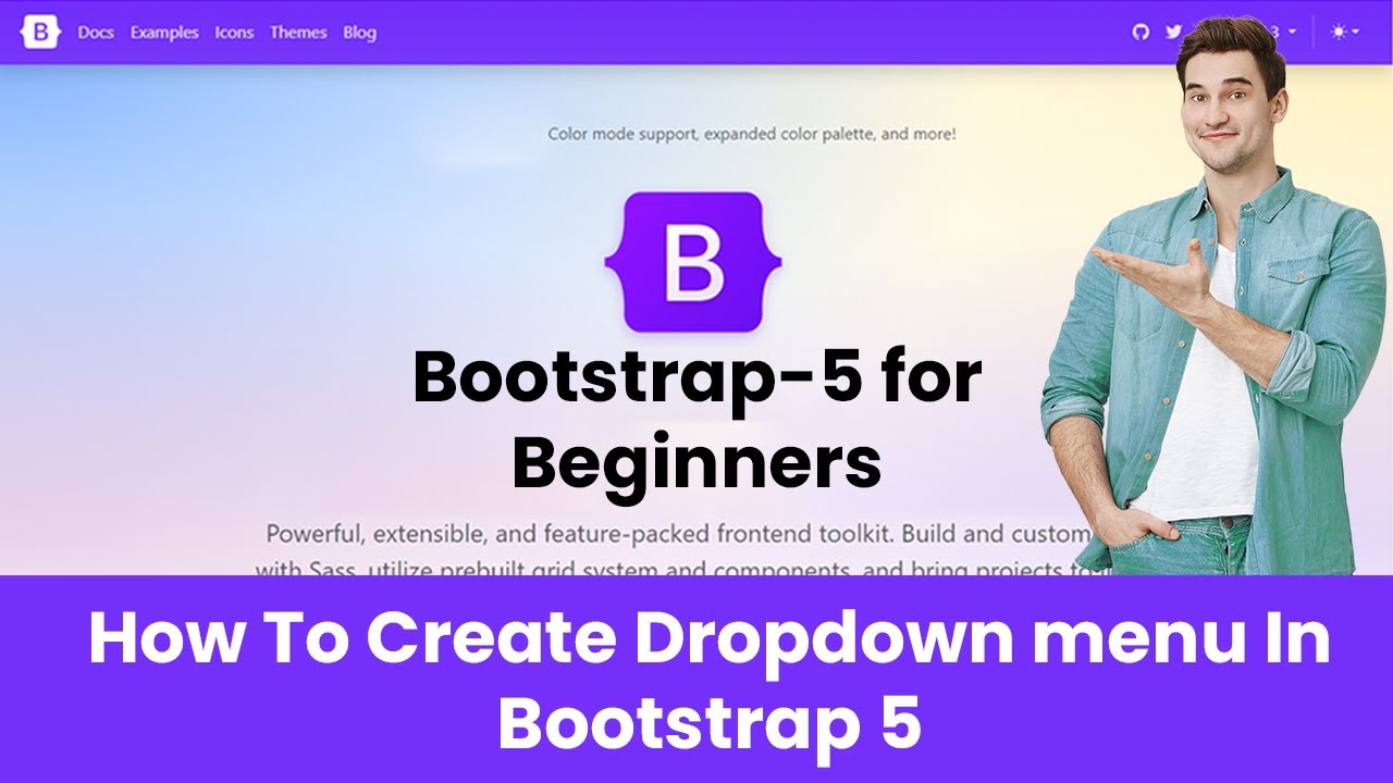 Bootstrap 5 | How Do I Start Learning Bootstrap? | How To Create ...