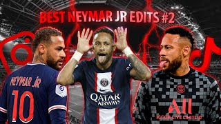 BEST Neymar Jr Edit Compilation | TikTok Football Reels | BEST SKILLS & MOMENTS | #2 🇧🇷
