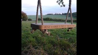 This is Ryder on the BIG swings at the Park!