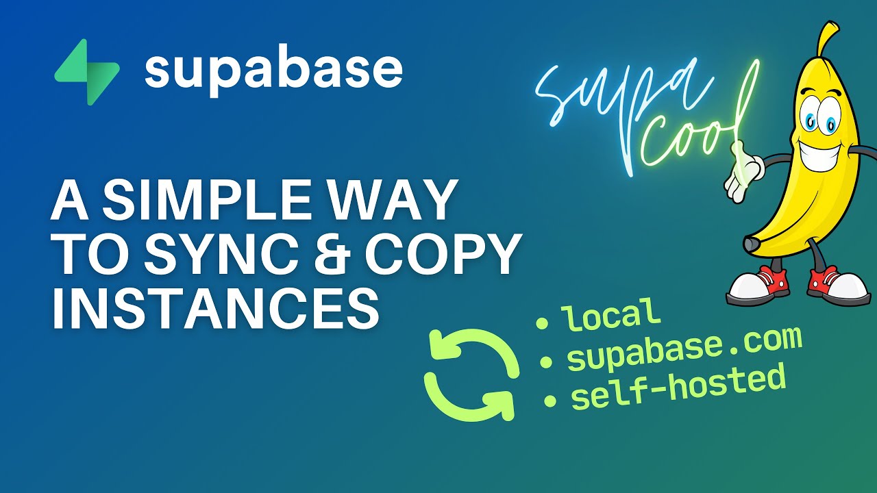 🔄 Easily Sync Different Supabase Instances With Supabase Migrations ...