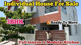 Individual House For Sale | 3Bhk | Full Interior \u0026 Modular Kitchen | Ponmar | Band Of Brothers