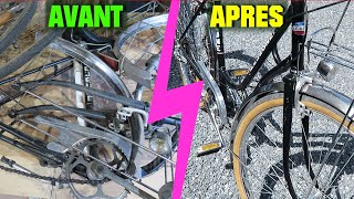 Tuto 1 restauration vélo vintage pour femme simple facile pour 1€ - vélo Lejeune PMbricoleur