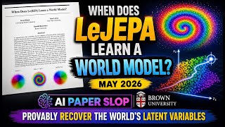 When Does LeJEPA Learn a World Model? (May 2026)