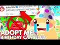 😢ADOPT ME CANCELED 6TH BIRTHDAY UPDATE BECAUSE...😔(THIS IS VERY SAD) ROBLOX