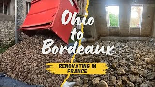 Sub-Base for Concrete Slab finished!| DIY US couple renovating stone house in France