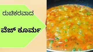 ರೆಸ್ಟೋರೆಂಟ್ ಶೈಲಿಯ ವೆಜ್ ಕೂರ್ಮ.