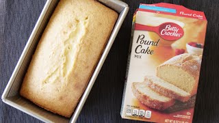 How to make Betty Crocker Pound Cake Mix