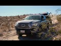 tribe trailers in the desert with the basecamp overland trailer