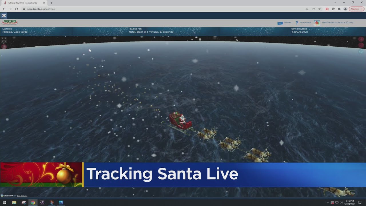 Where's Santa Claus Right Now? Check NORAD's Santa Tracker To Follow ...