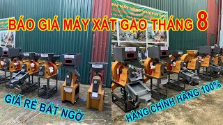 BÁO GIÁ Tháng 8 Máy Xát Gạo Mini SA022, SA628 Và Nhiều Máy Khác Mới Nhất 2024