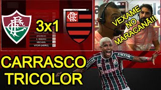 😡[IMPRESSIONANTE] REAÇÕES FLAMENGUISTA - FLUMINENSE 3X1 FLAMENGO - FLAMENGO HUMILHADO NO MARACANÃ