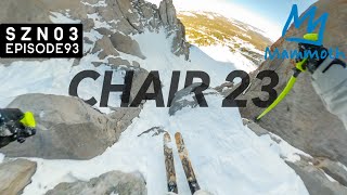 skiing CHAIR 23 at MAMMOTH MOUNTAIN!!