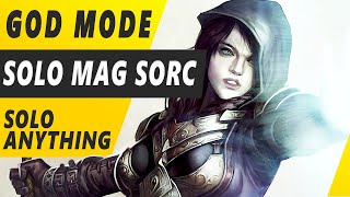 ESO - God Mode Solo Magicka Sorcerer Build  - Easiest Mag Sorc Ever