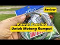 Super Tajam !! Inilah Guna Kawat Pancing Untuk Potong Rumput Karpet Jepang