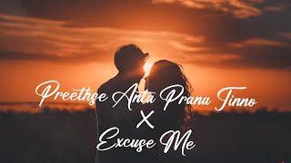 Preethse Anta Prana Tinno Lofi Version | Excuse Me| Lyrical | Kannada Reverb - Lofi Songs