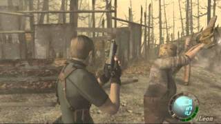 Resident Evil 4 レオン切られる