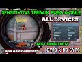 TERBARU!! SENSITIVITAS TERBAIK GYROSCOPE DAN NO GYROSCOPE PUBG MOBILE | ASUS ROG 5