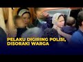 Momen Istri Pembunuh Suami Disoraki Warga Saat Dijemput Polisi