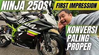 MOTOR LISTRIK KONVERSI INI KENCENG BANGET | Kawasaki Ninja 250 SL dari HM Engineering