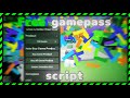 FREE GAMEPASS SCRIPT. PASTEBIN!!!