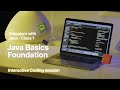 Selenium Java | Java Basics Trial Class 1 on 06 Nov 2025