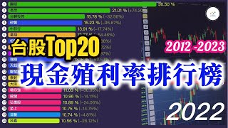 高配息股族群來了! 第一名是誰? | 2023投資人最愛的高配息股排名 ｜台股現金殖利率排行榜 | 2012-2023