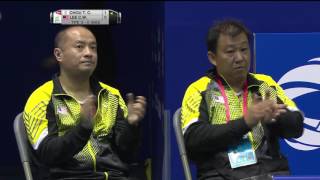 TOTAL BWF Thomas & Uber Cup Finals 2016 | Badminton QF/S1-Thomas Cup - TPE vs MAS (Court 2)